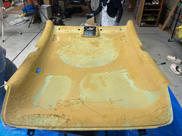 フォルクスワーゲンシロッコ天井張り替え