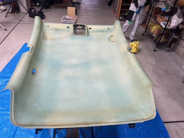 フォルクスワーゲンシロッコ天井張り替え