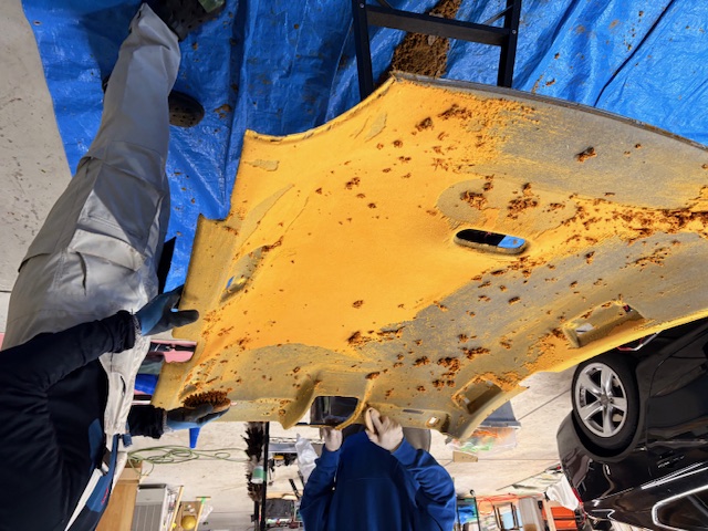 アウディA5天井張り替え