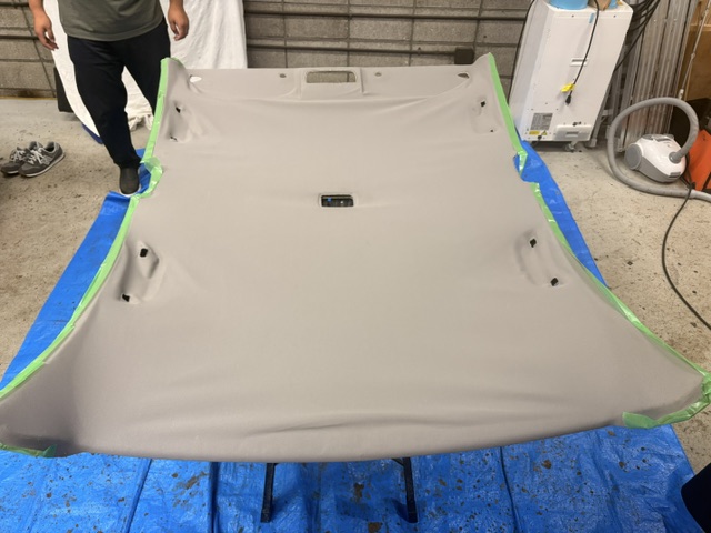 シビックタイプR天井張替え