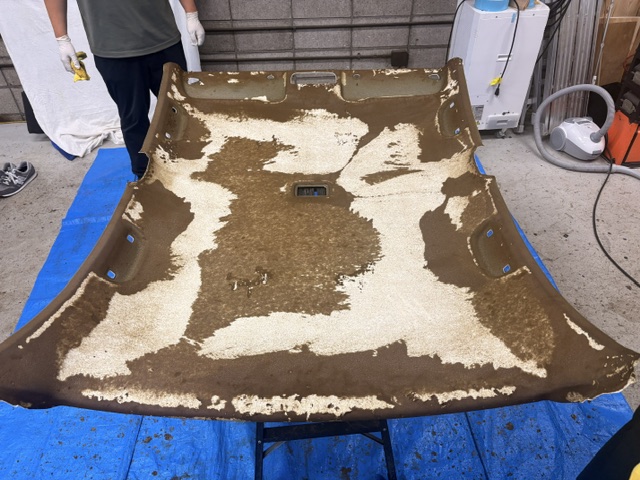 シビックタイプR天井張替え
