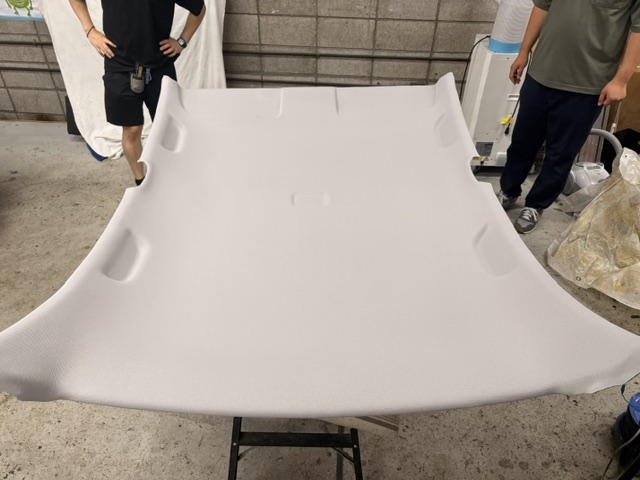 シビックタイプR天井張替え